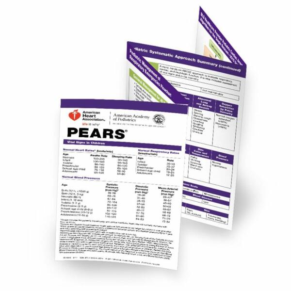 2015 AHA PEARS® Pocket Reference Card