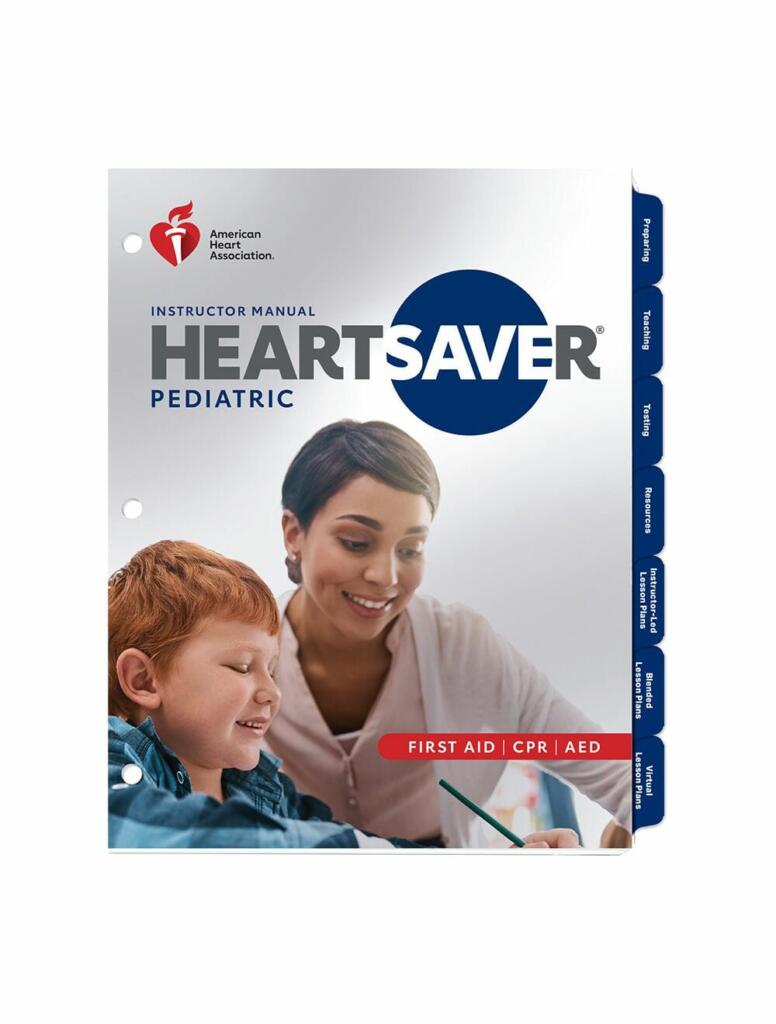 2020 Heartsaver Pediatric First Aid CPR AED Instructor Manual Shop Vitali