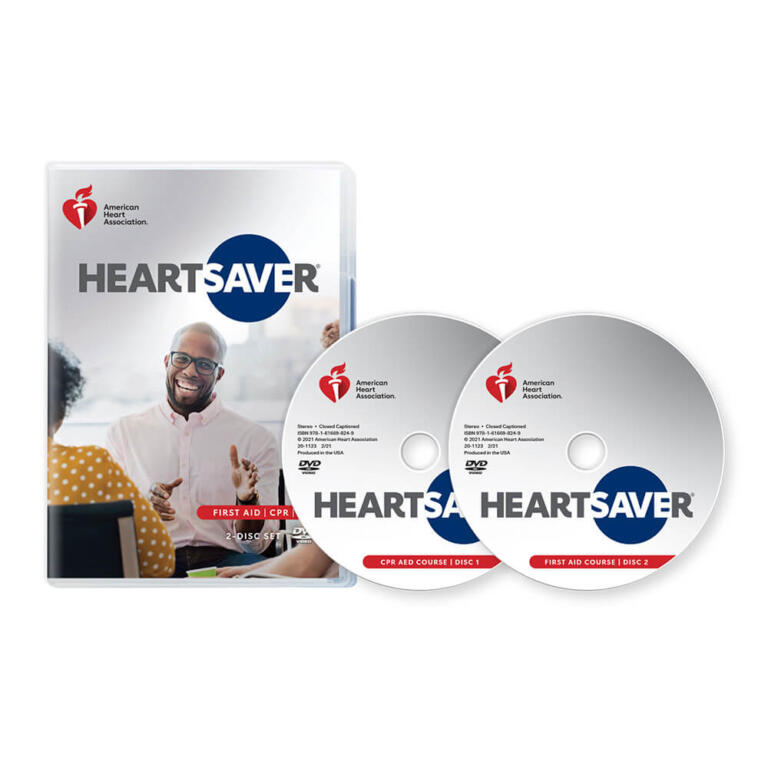 AHA Heartsaver® First Aid CPR AED DVD Set - Shop Vitali