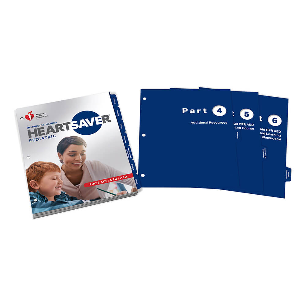 Aha Heartsaver® Pediatric First Aid Cpr Aed Instructor Manual Shop Vitali